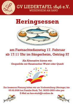 Singend ins Jubiläumsjahr